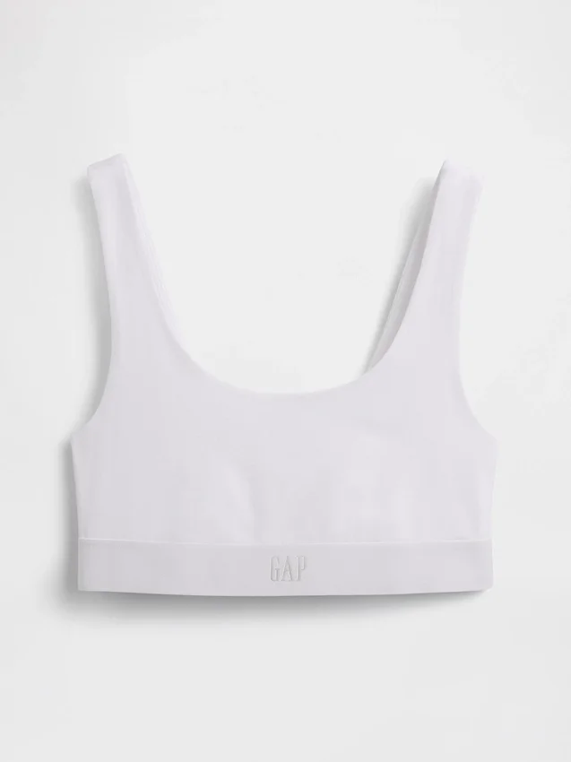 Bralette aus Bio-Stretch-Baumwolle mit Gap Logo