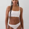 Bralette aus Bio-Stretch-Baumwolle mit Logo