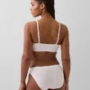 Bralette aus Bio-Stretch-Baumwolle mit Logo