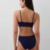 Bralette aus Bio-Stretch-Baumwolle mit Logo