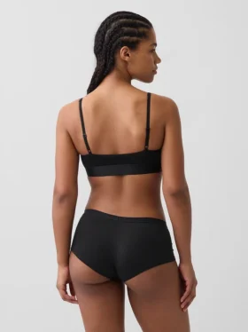 Bralette aus Bio-Stretch-Baumwolle mit Logo