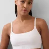 Bralette aus Bio-Stretch-Baumwolle mit Logo