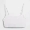 Bralette aus Bio-Stretch-Baumwolle mit Logo