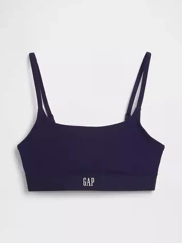 Bralette aus Bio-Stretch-Baumwolle mit Logo