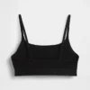 Bralette aus Bio-Stretch-Baumwolle mit Logo