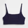 Bralette aus Bio-Stretch-Baumwolle mit Logo