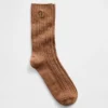 Brannan Bear Crew-Socken mit Zopfmuster