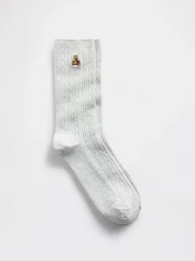 Brannan Bear Crew-Socken mit Zopfmuster