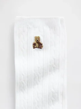 Brannan Bear Crew-Socken mit Zopfmuster