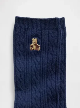 Brannan Bear Crew-Socken mit Zopfmuster