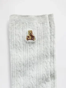 Brannan Bear Crew-Socken mit Zopfmuster