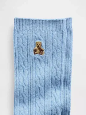 Brannan Bear Crew-Socken mit Zopfmuster
