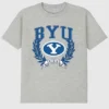 Brigham Young University „Laurels“ – T-Shirt mit dunklem Aufdruck