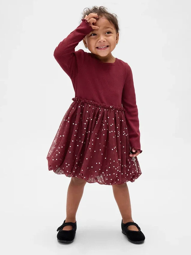 Bubble-Kleid aus verschiedenen Materialien für Baby & Kleinkind