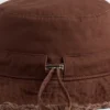 Bucket-Mütze mit ausgefranstem Rand