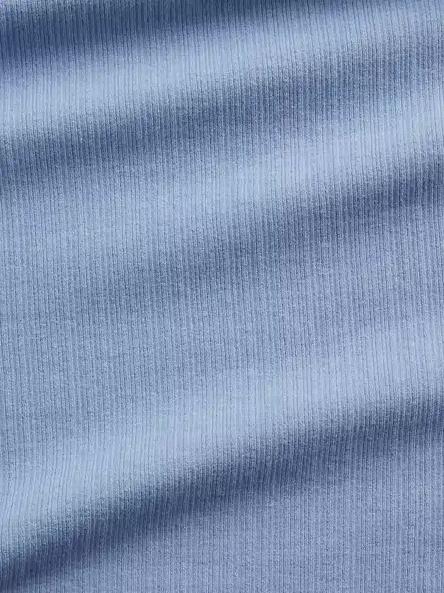 Bunt gestreiftes Rippen-Oberteil