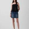 Cami-Top mit Spitzenbesatz