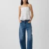 Cami-Top mit Spitzenbesatz