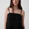 Cami-Top mit Spitzenbesatz