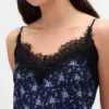 Cami-Top mit Spitzenbesatz