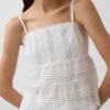 Cami-Top mit Spitzenbesatz