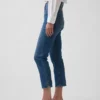 Capri-Jeans mit hoher Leibhöhe