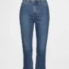 Capri-Jeans mit hoher Leibhöhe
