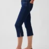 Capri-Jeans mit niedriger Leibhöhe