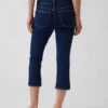 Capri-Jeans mit niedriger Leibhöhe