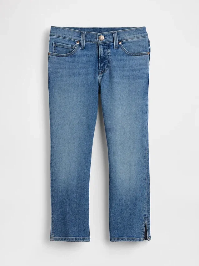Capri-Jeans mit niedriger Leibhöhe