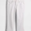 Capri-Jeans mit niedriger Leibhöhe