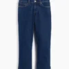Capri-Jeans mit niedriger Leibhöhe