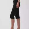 Caprihose mit hoher Leibhöhe aus Doppelstrick