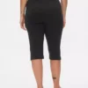 Caprihose mit hoher Leibhöhe aus Doppelstrick