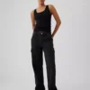 Cargo-Jeans mit mittlerer Leibhöhe im 90er-Jahre-Stil, locker geschnitten