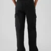 Cargo-Jeans mit mittlerer Leibhöhe im 90er-Jahre-Stil, locker geschnitten