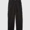 Cargo-Jeans mit mittlerer Leibhöhe im 90er-Jahre-Stil, locker geschnitten