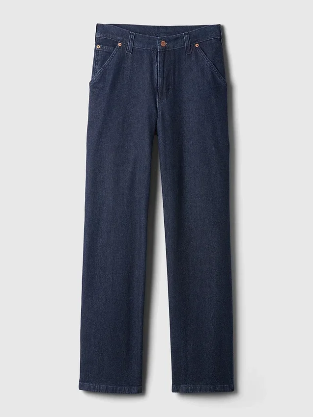 Carpenter-Jeans im 90er-Jahre-Stil mit mittlerer Leibhöhe