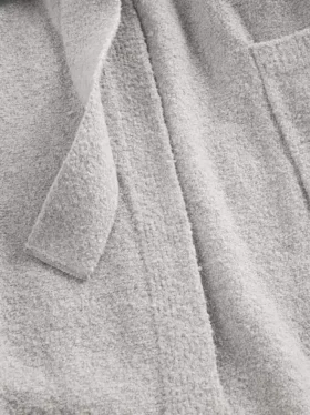 CashSoft Bouclé-Morgenmantel in lockerer Passform