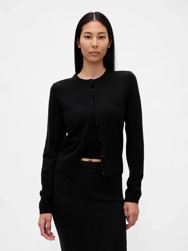 CashSoft-Cardigan in kurzer Länge