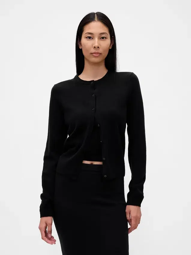 CashSoft-Cardigan in kurzer Länge