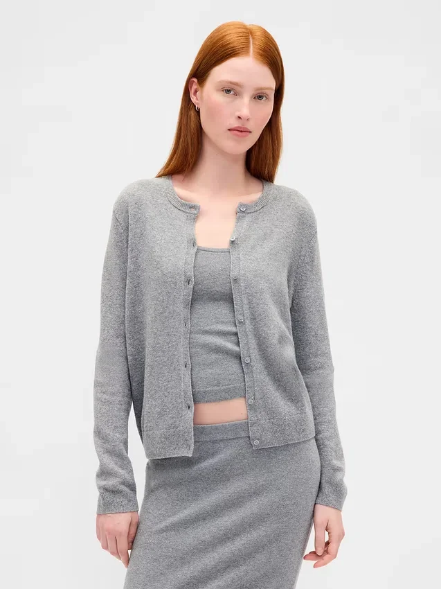 CashSoft-Cardigan in kurzer Länge