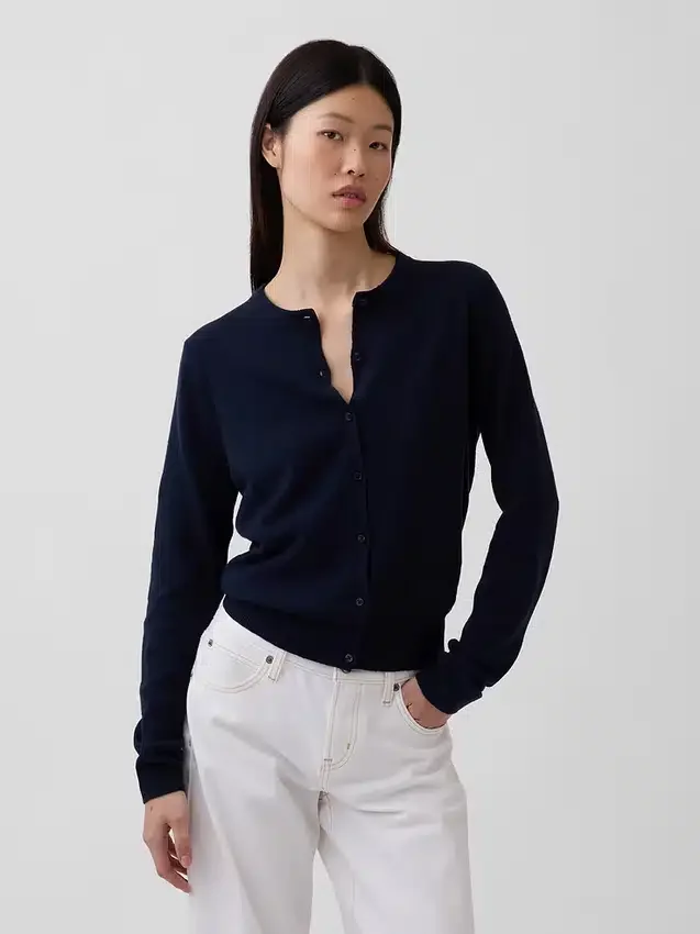 CashSoft-Cardigan in kurzer Länge