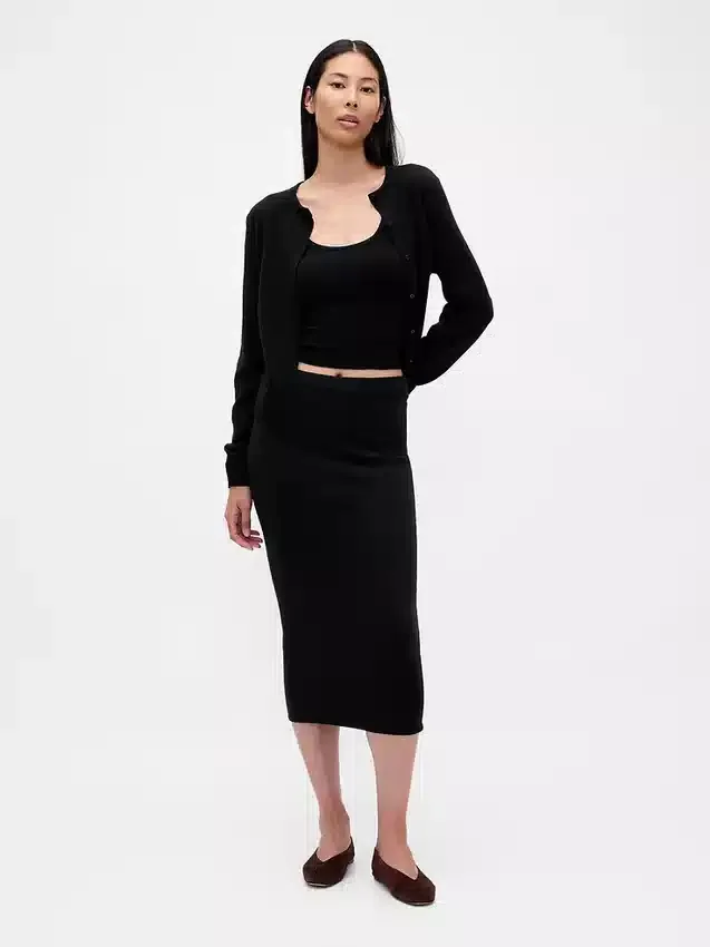 CashSoft-Cardigan in kurzer Länge