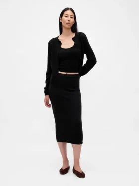 CashSoft-Cardigan in kurzer Länge