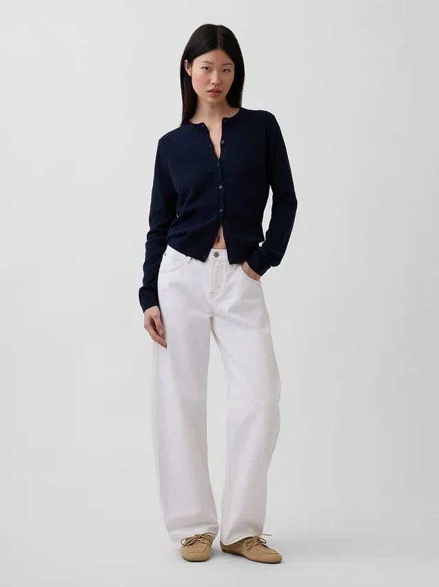 CashSoft-Cardigan in kurzer Länge