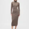 CashSoft Maxi-Pullover-Kleid mit Rollkragen