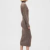 CashSoft Maxi-Pullover-Kleid mit Rollkragen
