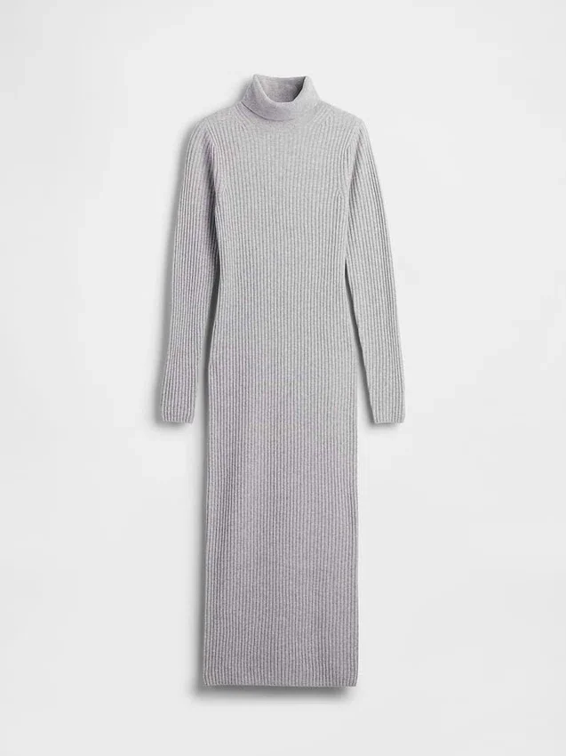 CashSoft Maxi-Pullover-Kleid mit Rollkragen