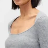 CashSoft-Midi-Pullover-Kleid mit Rippbündchen
